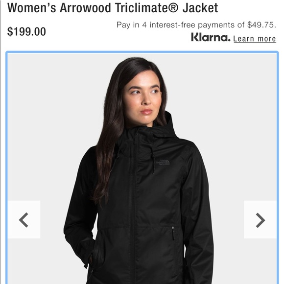 The North Face Jackets & Blazers - XXL Womens Arrowood Triclimate jacket, BNWT